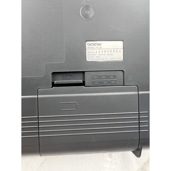 Vintage Brother P-Touch XL30 Label Maker PT-30 Japan 12mm Tape Tested Working